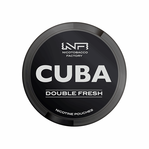 CUBA Black 43mg Extra Strong Strength Nicotine Pouches