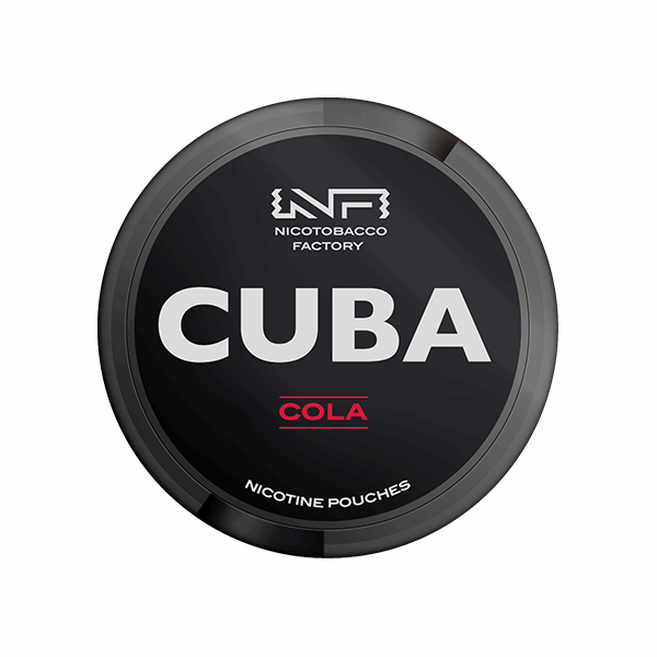 CUBA Black 43mg Extra Strong Strength Nicotine Pouches