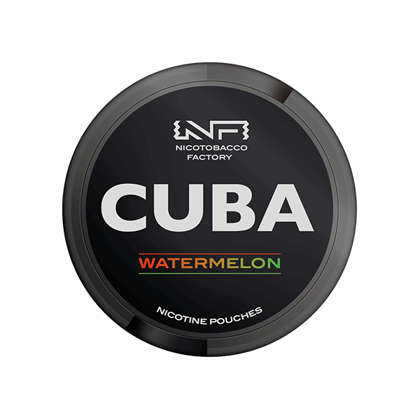 CUBA Black 43mg Extra Strong Strength Nicotine Pouches
