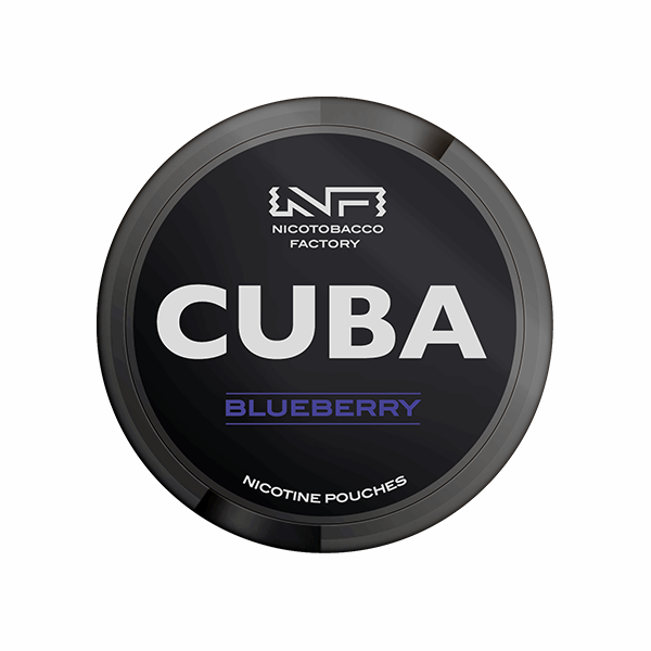 CUBA Black 43mg Extra Strong Strength Nicotine Pouches