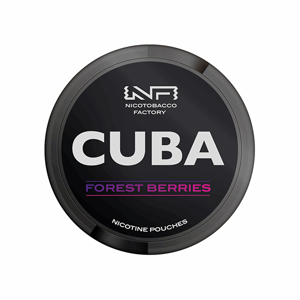 CUBA Black 43mg Extra Strong Strength Nicotine Pouches