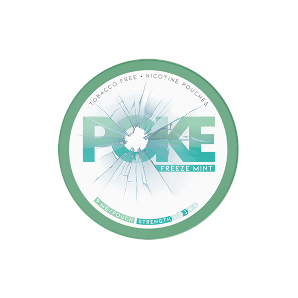 Poke Freeze Mint 9mg Low Strength Nicotine Pouches