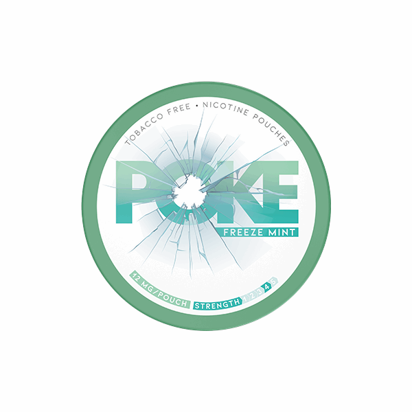 Poke Freeze Mint 12mg Low Strength Nicotine Pouches
