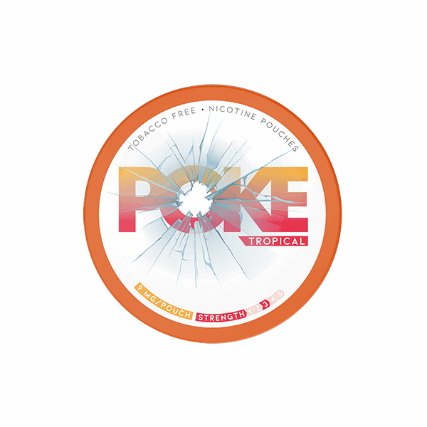 Poke Tropical 9mg Low Strength Nicotine Pouches