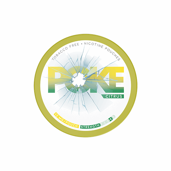 Poke Citrus 12mg Low Strength Nicotine Pouches